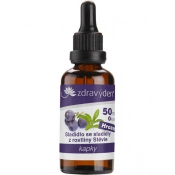 Sladidlo kapky 50ml, hrozen