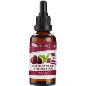 Sladidlo kapky 50ml, višeň